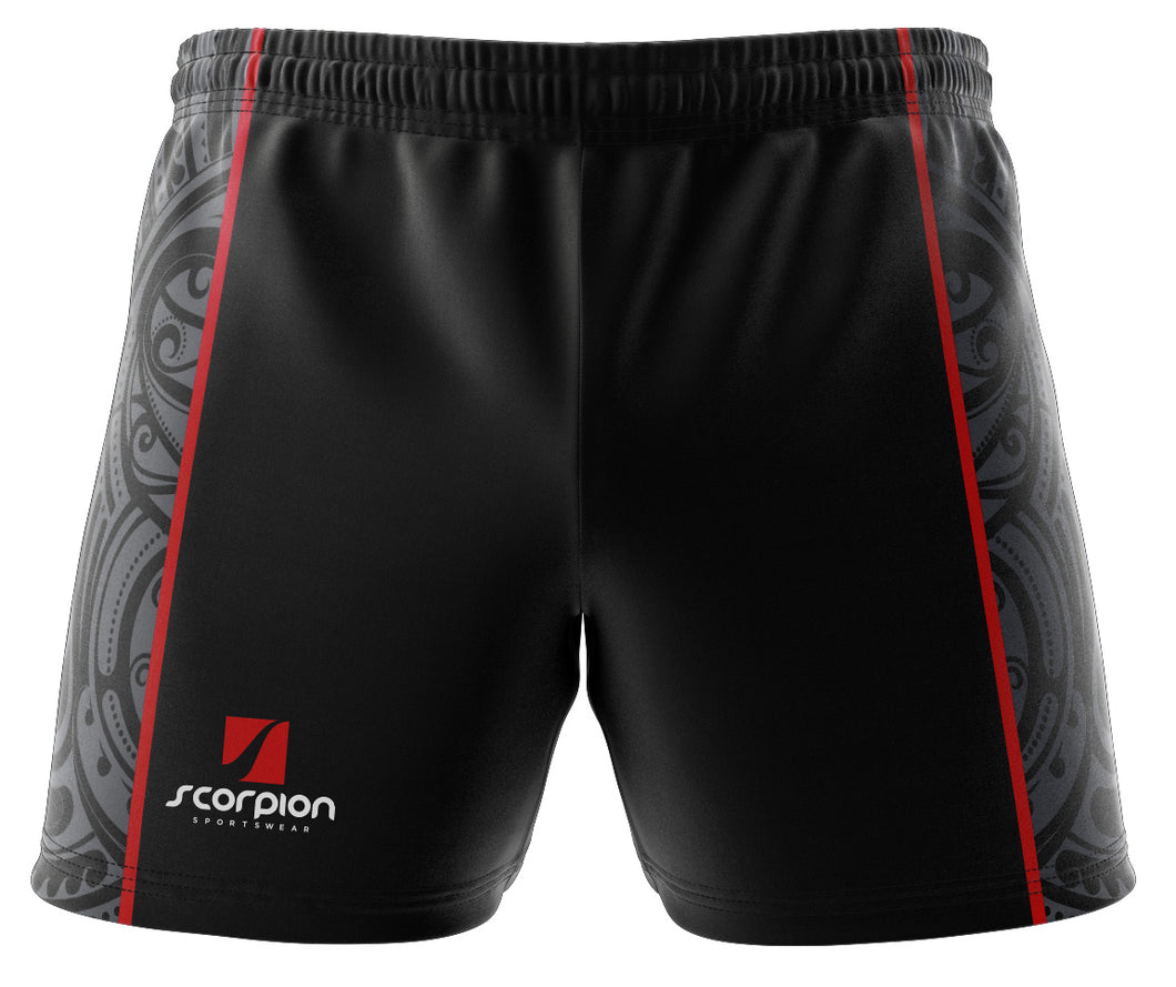 Dye Sublimated Rugby Shorts - Pattern 8