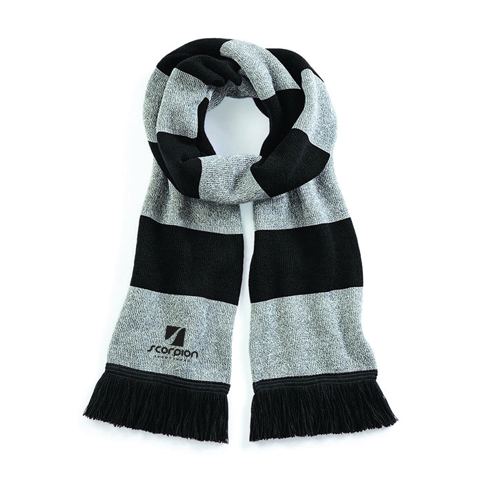 Supporters Scarf - Grey/Black