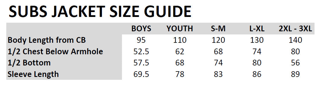 Barkers Butts Subs Jacket (Full Length)